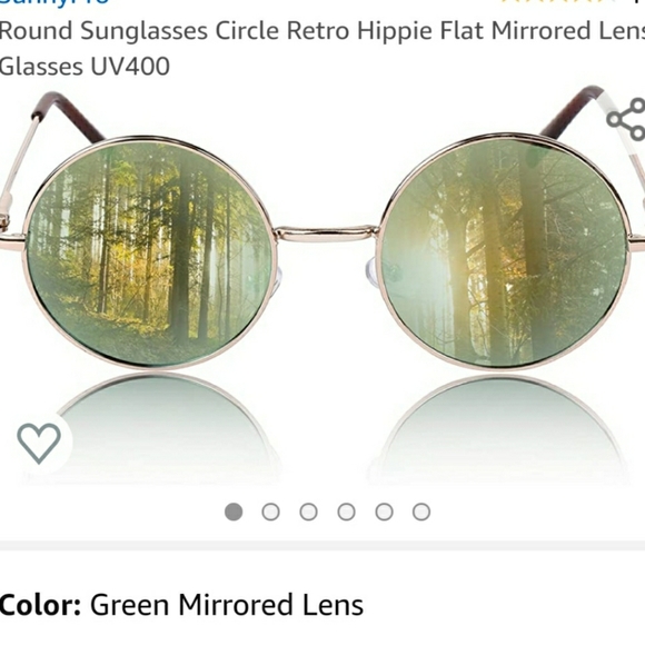 Accessories Janis Joplin Glasses Green Mirrored Gold Frame Poshmark
